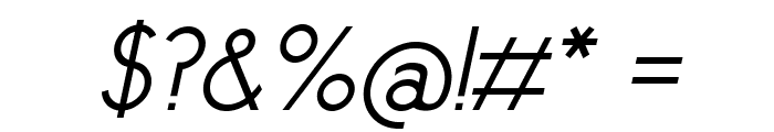 BaskingRidgeItalic Font OTHER CHARS