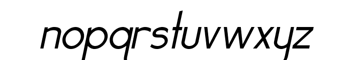 BaskingRidgeItalic Font LOWERCASE