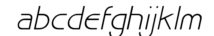 Basque Italic Font LOWERCASE