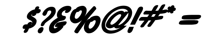 Bassett H Italic Font OTHER CHARS
