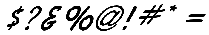 Bassett Italic Font OTHER CHARS