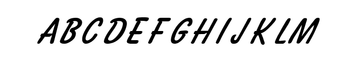 Bassett Italic Font LOWERCASE