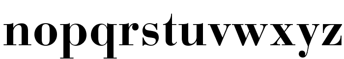 BauerBodoniStd-Bold Font LOWERCASE