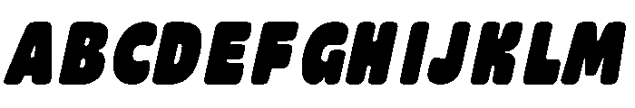 BALOUN Italic Font UPPERCASE