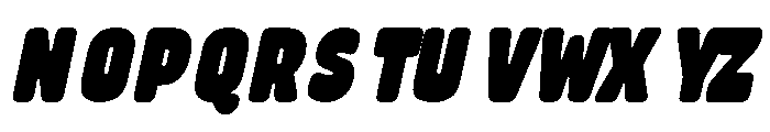 BALOUN Italic Font UPPERCASE