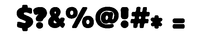 BALOUN Font OTHER CHARS