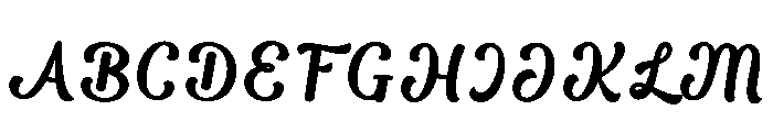 BANELA-Regular Font UPPERCASE