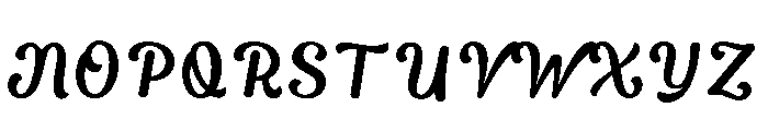 BANELA-Regular Font UPPERCASE