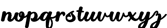 BANELA-Regular Font LOWERCASE