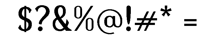 BARON DAMAI Font OTHER CHARS