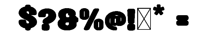 BASEBALL GRADIENT Font OTHER CHARS