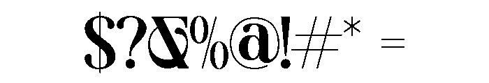 BASGIRA-Regular Font OTHER CHARS