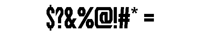 BASKOV Font OTHER CHARS