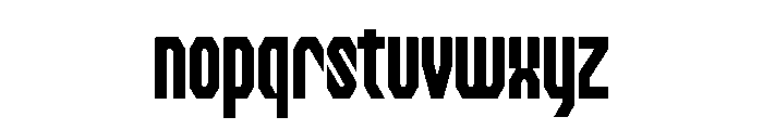 BASKOV Font LOWERCASE