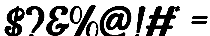 BASOBI-Regular Font OTHER CHARS