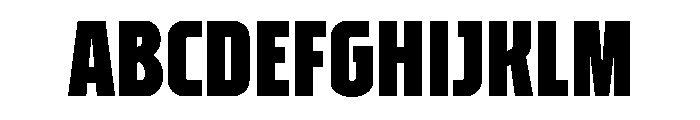 BATFORGE ATHLETICS Regular Font UPPERCASE