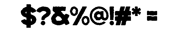 BAVNOIR Font OTHER CHARS