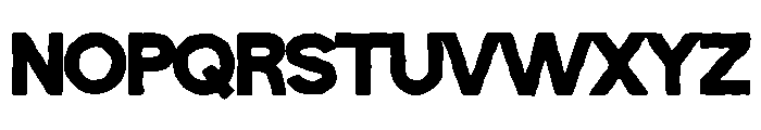 BAVNOIR Font UPPERCASE