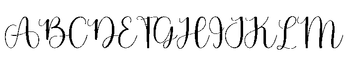 Babbler Font UPPERCASE