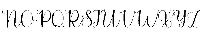 Babbler Font UPPERCASE
