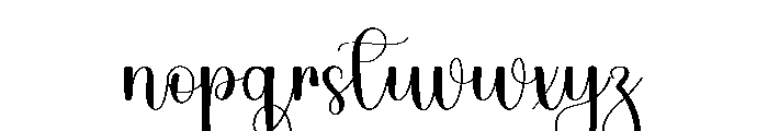 Babbler Font LOWERCASE