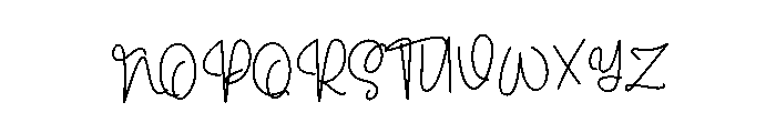 Babby Heartie Font UPPERCASE