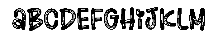 Babie Meimei Font UPPERCASE