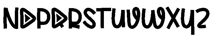 Babie Movie Font UPPERCASE