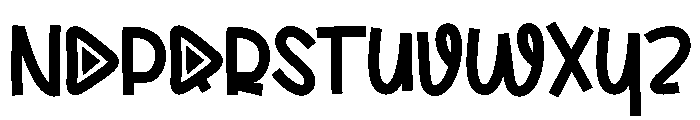 Babie Movie Font LOWERCASE