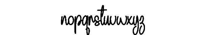 Babilon Font LOWERCASE