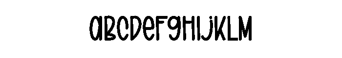 Baby Angle Font UPPERCASE