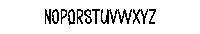 Baby Angle Font LOWERCASE