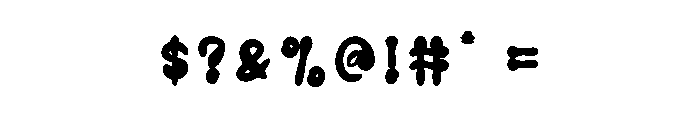Baby Anime Font OTHER CHARS
