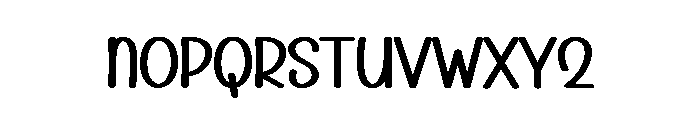 Baby Banana Font LOWERCASE
