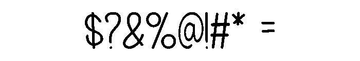 Baby Blossom Regular Font OTHER CHARS