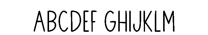 Baby Blossom Regular Font UPPERCASE