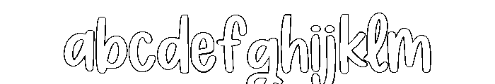 Baby Blues Outline FONT
