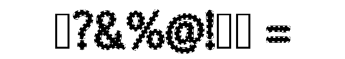 Baby Bold Regular Font OTHER CHARS