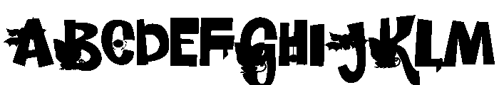 Baby Boos Muted Font UPPERCASE