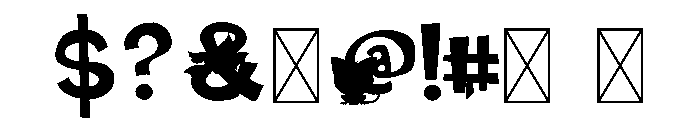 Baby Boos Font OTHER CHARS
