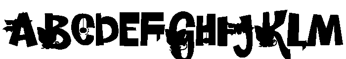 Baby Boos Font UPPERCASE