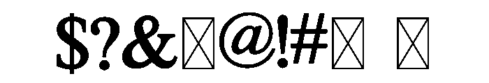 Baby Brit CF Font OTHER CHARS