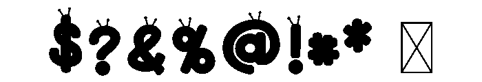 Baby Buglet CF Font OTHER CHARS