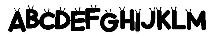 Baby Buglet CF Font UPPERCASE