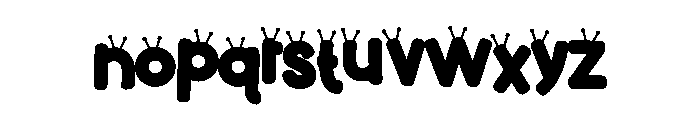 Baby Buglet CF Font LOWERCASE