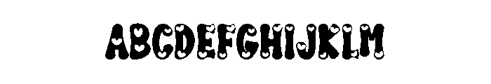 Baby Cherry Font UPPERCASE
