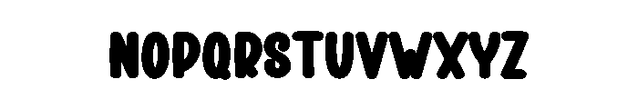 Baby Cloothes Font LOWERCASE