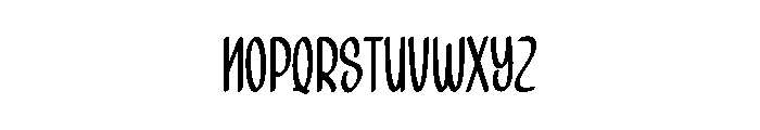 Baby Creative Font UPPERCASE