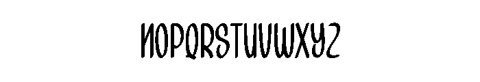 Baby Creative Font LOWERCASE