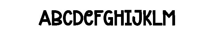 Baby Crush Font UPPERCASE